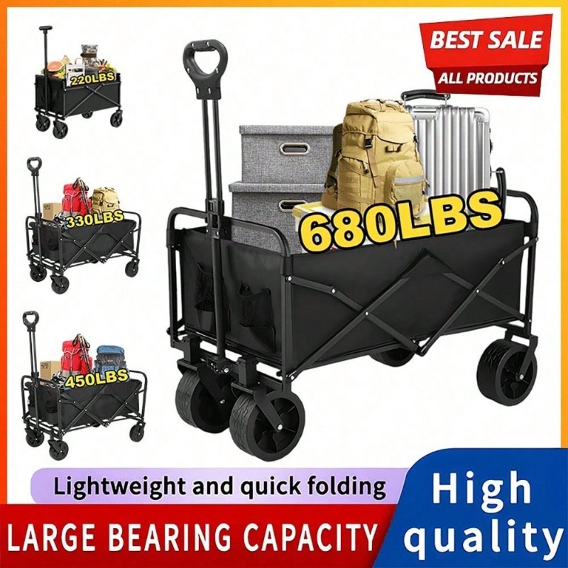 Gardening Yard Tools - Chariot robuste de 220 lbs/450 lbs/680