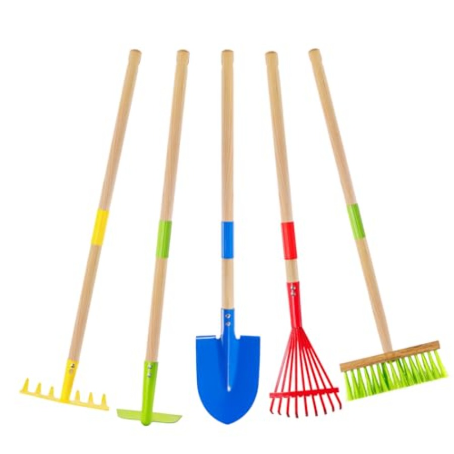 Gardening Tools For Toddlers - Ensemble d'outils de jardinage : houe,