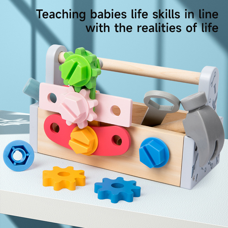 Gardening Tools For Toddlers - Boîte à outils en bois pour