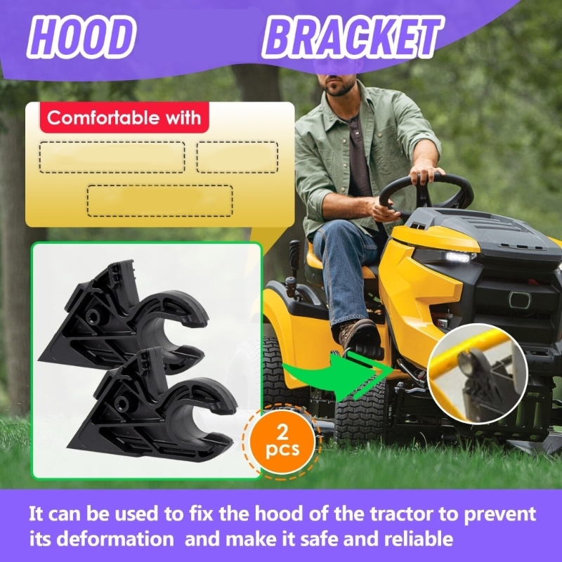 Gardening Tools List - Supports pivotants couvercle moteur tondeuse, pièces