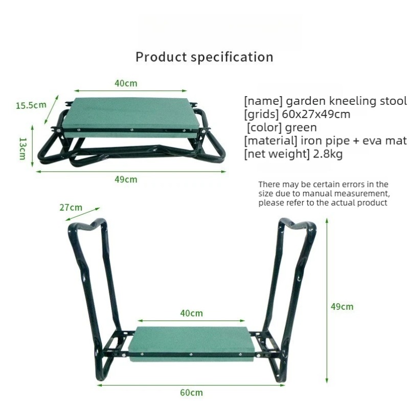 Gardening Tools Kit For Sale - Tabouret de jardin pliable 2-en-1 avec