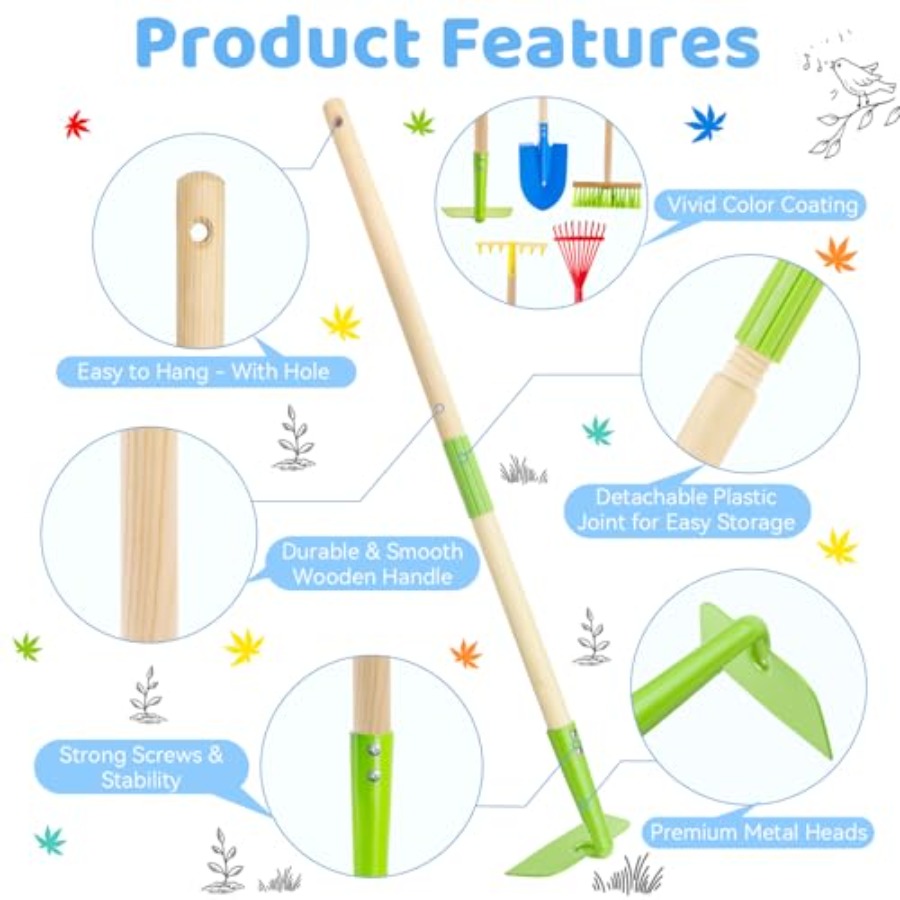 Ensemble d'outils de jardinage - Gardening Tools For Toddlers avis et prix
