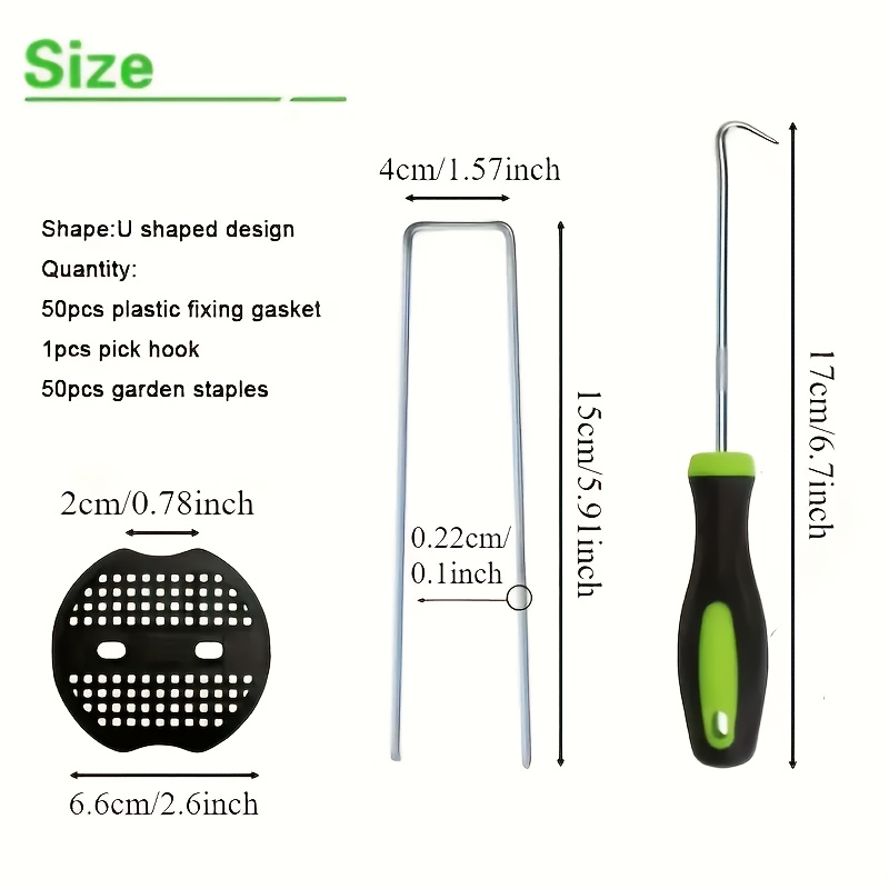 Ensemble de piquets de jardin, - Gardening Tools For Weeds avis et prix