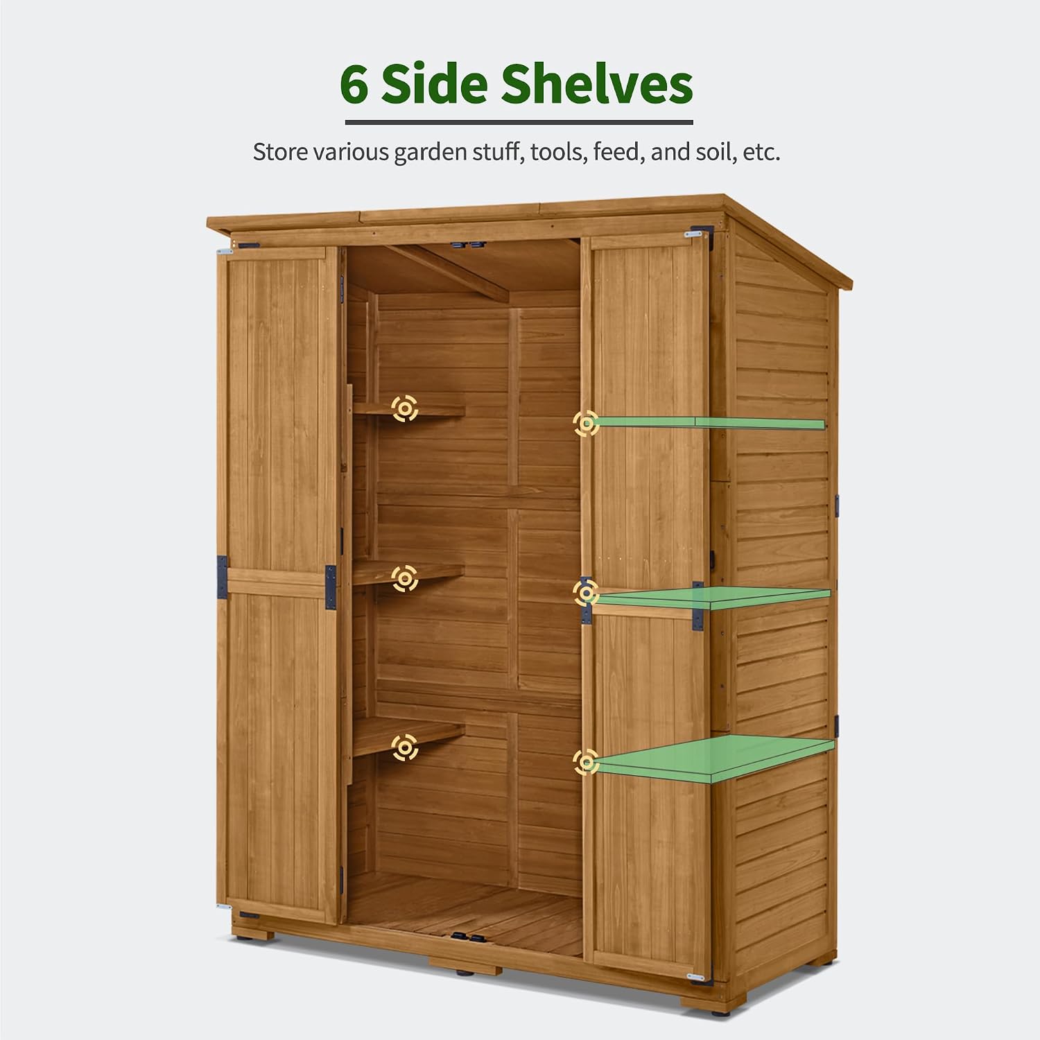 Armoire de rangement extérieur - Gardening Tools Organizer avis et prix