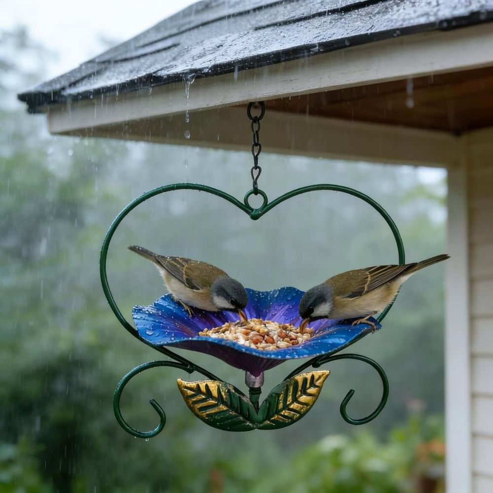 Mangeoire à oiseaux en fer, dé - Gardening Tools Unique avis et prix