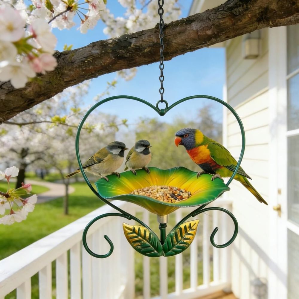 Mangeoire à oiseaux en fer, dé - Gardening Tools Unique avis et prix