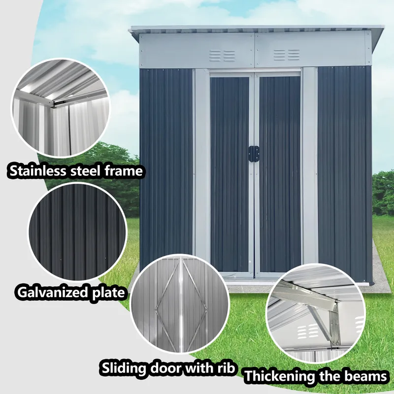 Maisonnette modulaire en métal - Gardening Tools Organizer avis et prix