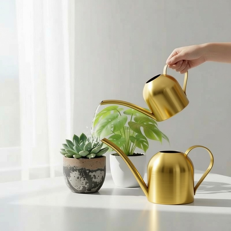 Arrosoir en acier inoxydable,  - Watering Can Long Spout avis et prix